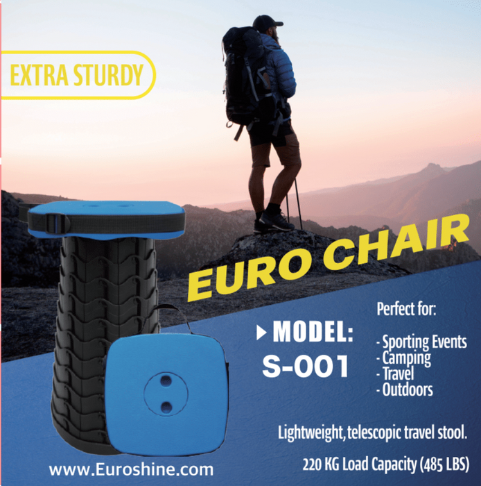 Euro Chair - Telescoping Travel Stool